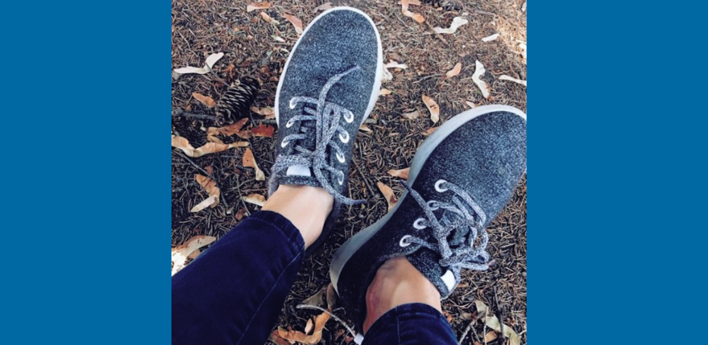 Pair of Allbirds wool runner