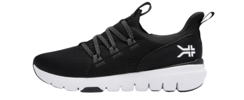 Laceless walking shoe